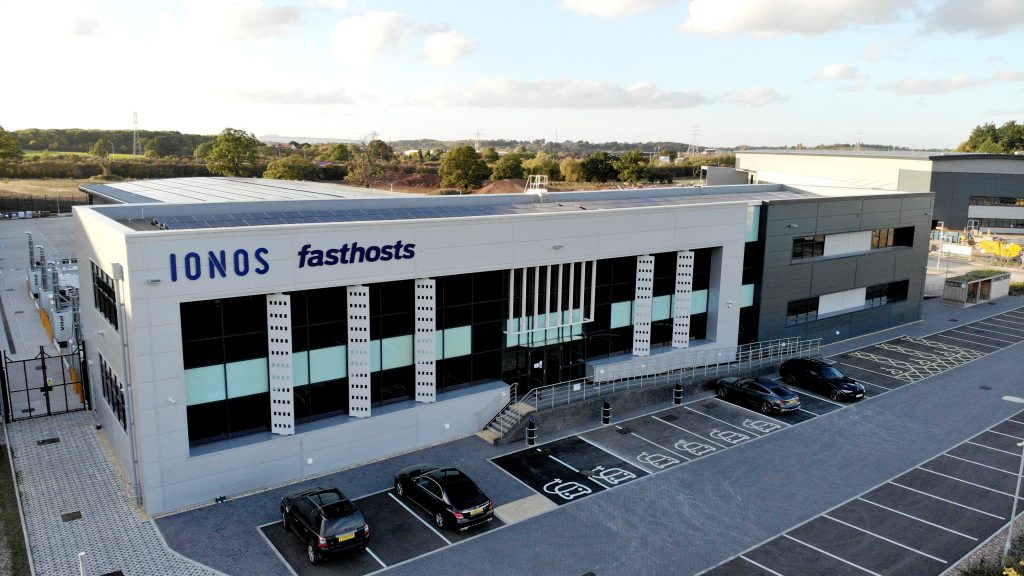 Das IONOS Rechenzentrum im englischen Worcester wird nachhaltig betrieben.