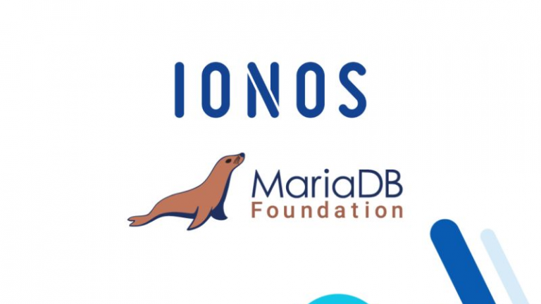 Logos von IONOS und MariaDB